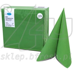 Serwetki flizelinowe Bio-Dunisoft 40 x 40 cm Zielony Liść  60 szt