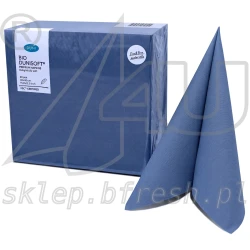 Serwetki flizelinowe Bio-Dunisoft 40 x 40 cm Granatowe 60 szt
