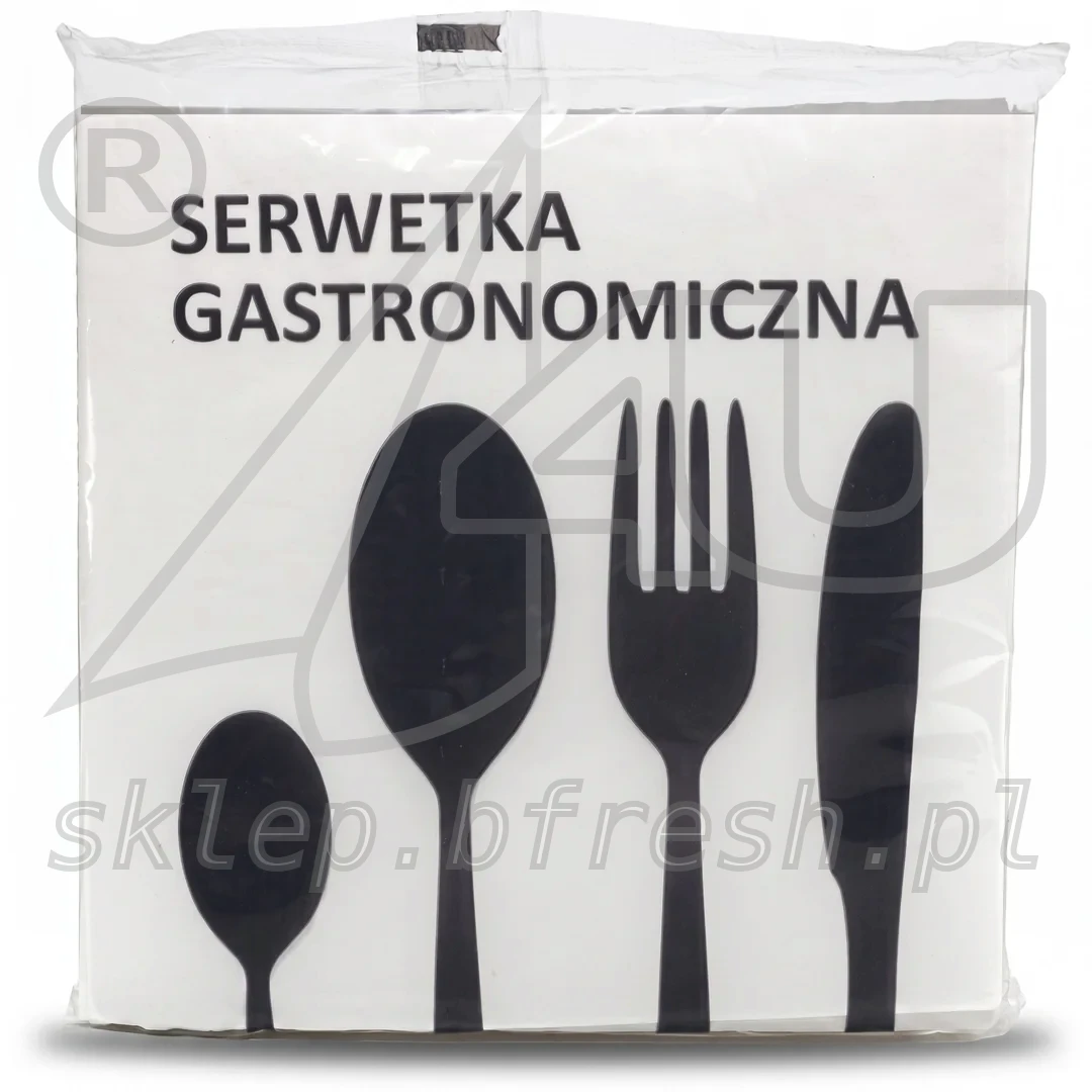 Serwetki gastronomiczne do serwetników 17x17 cm proste 400 szt