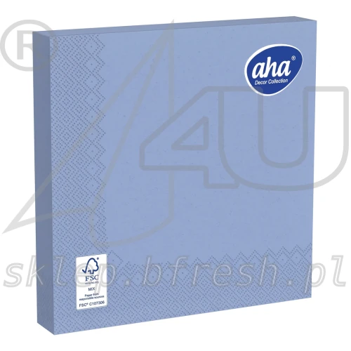 Serwetki papierowe AHA 33 x 33 cm 3w sky blue 20 szt