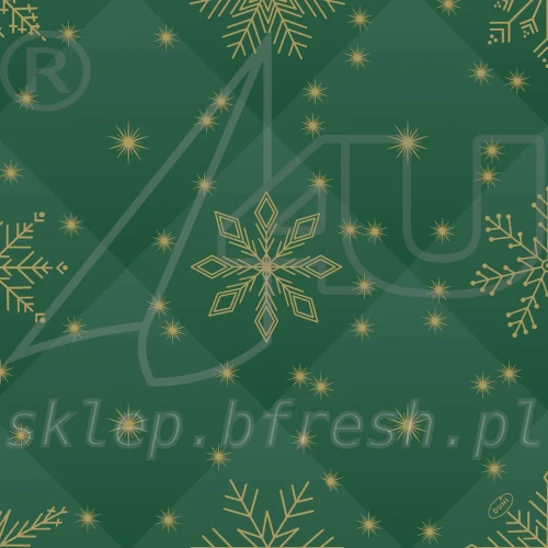 Serwetki świąteczne flizelinowe Rhombus Zielony Duni