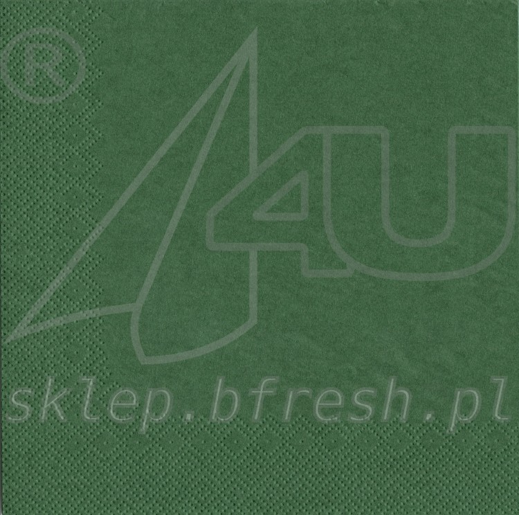 SERWETKA ZIELONY CIEMNY 33x33 20 szt