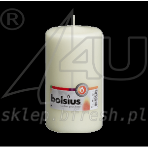 ŚWIECE PIENKOWE ECRU 120/60 MM BOLSIUS 10 szt
